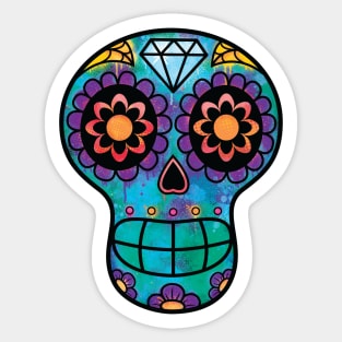 Sugarskull Graffiti Sticker